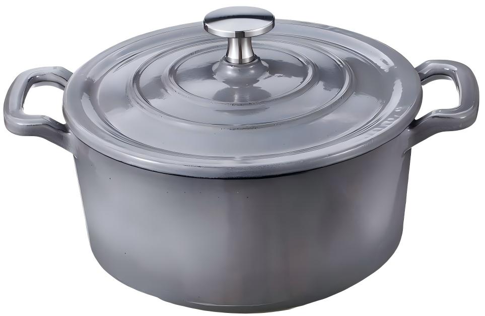 Cast Iron Round Saucepot with Lid – 18 cm (7.1 in) · 1.9 L (2.0 qt)