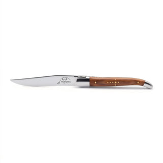 Wudengberg steak knife with warm walnut wooden handle, 23 cm